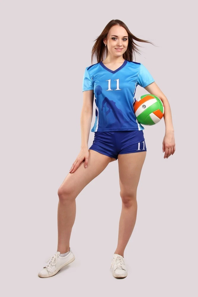 Волейбольная форма Хэнди женская с полной запечаткой "CAMPBELL 11"#2