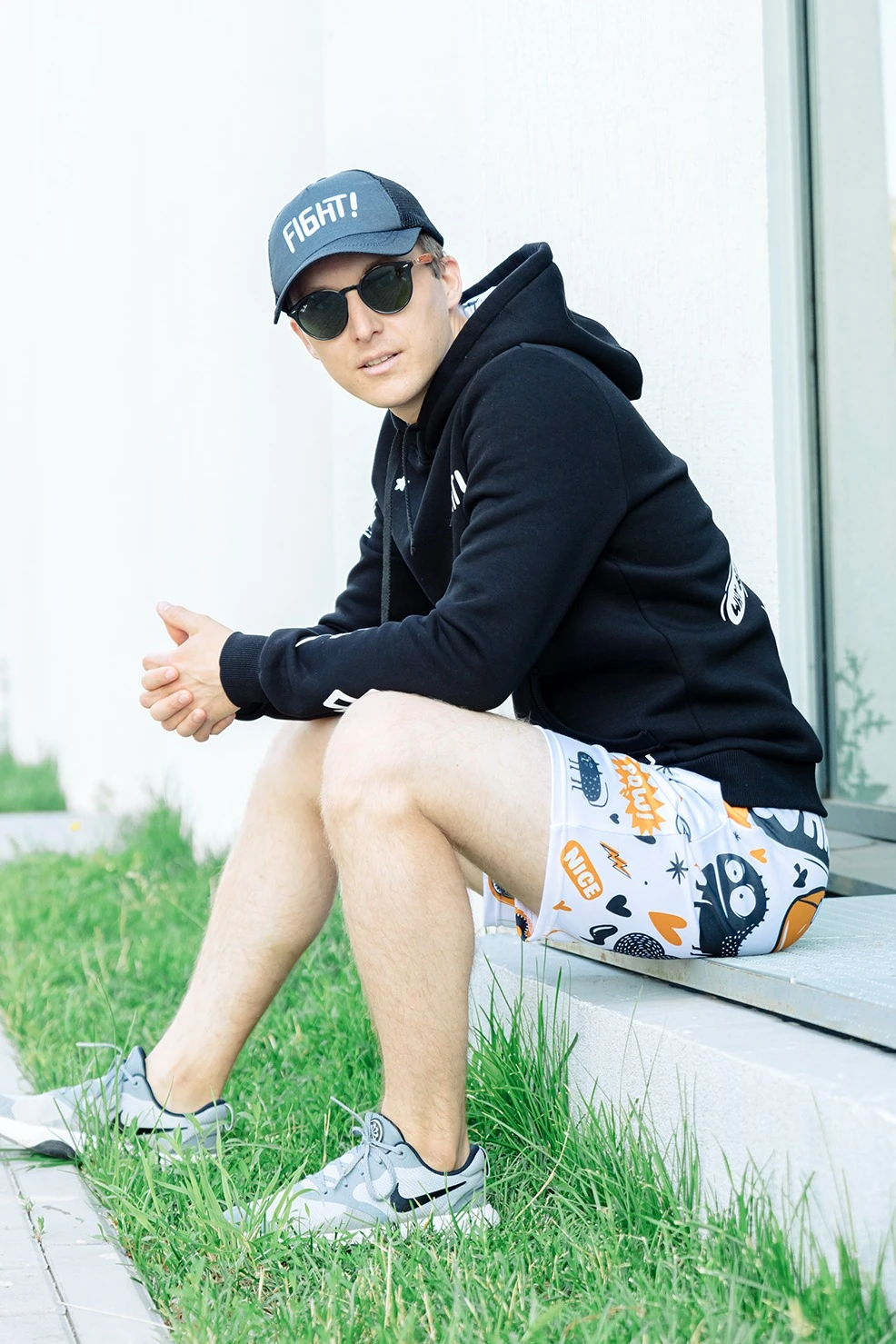 Шорты Карен мужские с полной запечаткой "Pow"#2