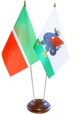 Купить подставку металлическую (с деревянным основанием) 2 штока