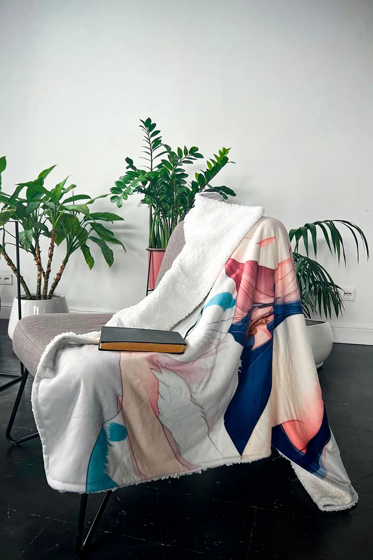 Плед Слипи флисовый 120х140 см (двухслойный), с полной запечаткой#3