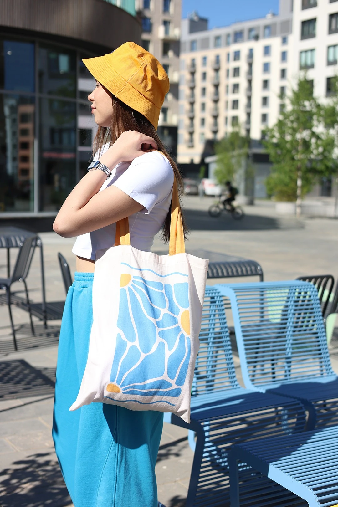 Купить сумку Пэйдж из перкали 35х45 см, с печатью