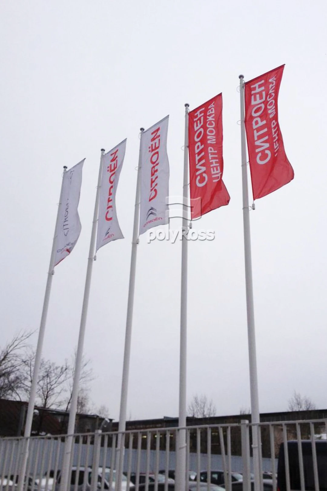 Аренда флагштока из стекловолокна с закрытым механизмом 10 м#3