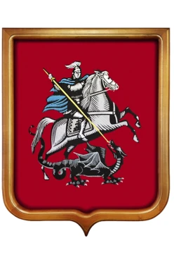 Герб Москвы размер 53х61 см, вышитый Герб Москвы размер 53х61 см, вышитый