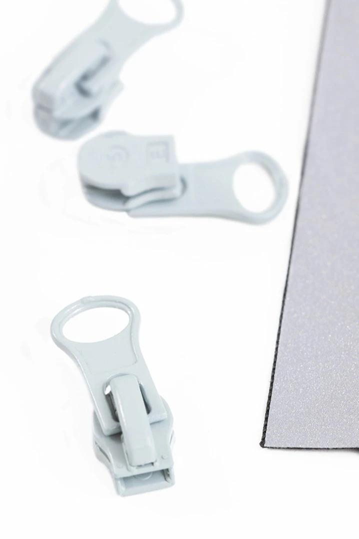 Бегунок Тип 5 автоматический, для спиральной реверсивной молнии, серый#1