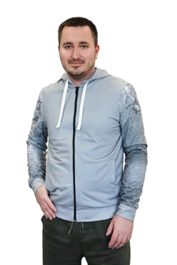 Балахон Ронни унисекс из футера с полной запечаткой#1 Балахон Ронни унисекс из футера с полной запечаткой#1