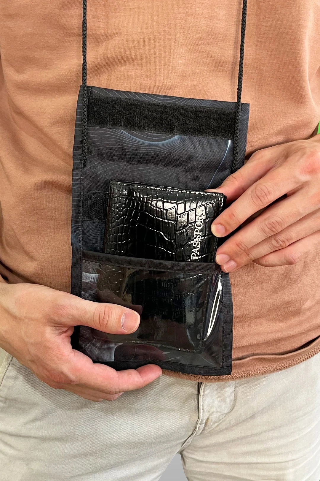 Нагрудный кошелек Дарли 14х18 см, с полной запечаткой#4