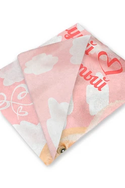 Плед Палитра флисовый 150х200 см, с принтом "Fluffiest"#2