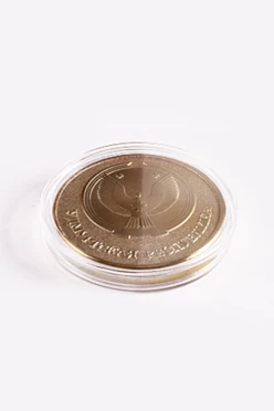 Купить футляр-капсулу пластиковый прозрачный для медали 40 мм