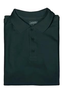 Купить поло Престиж унисекс (Modern) чёрно-синюю