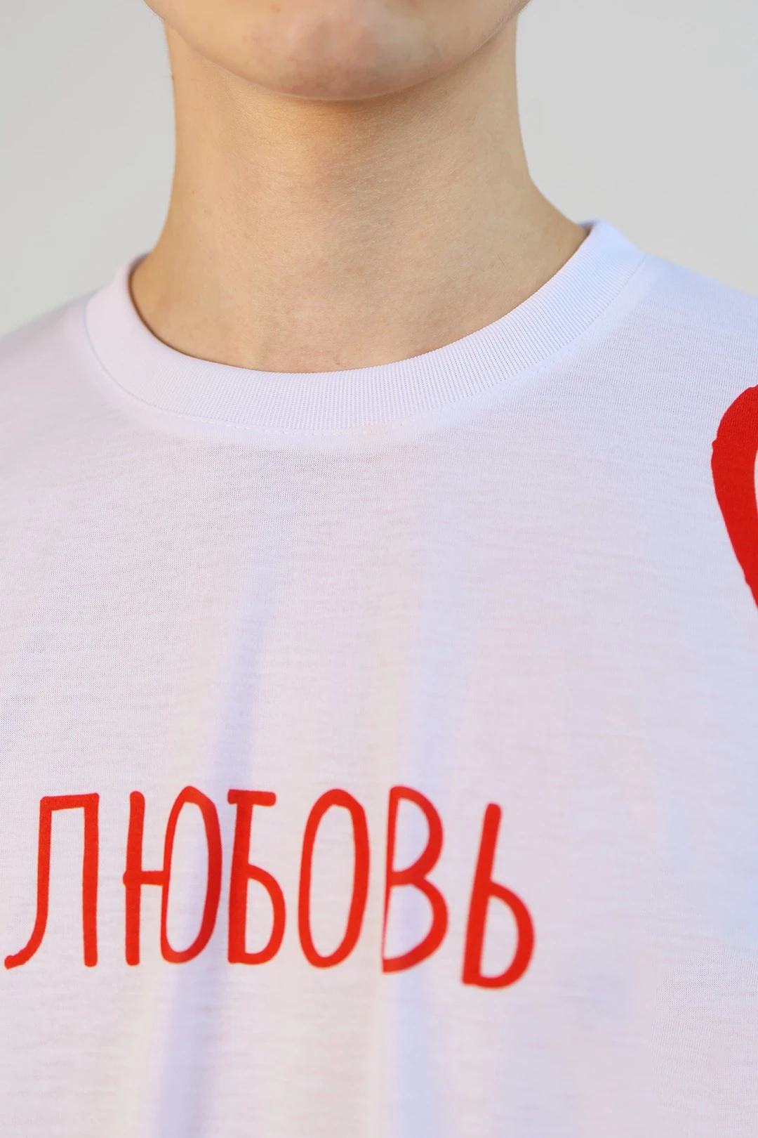 Футболка Макс оверсайз унисекс из кулирки с полной запечаткой "Love"#4