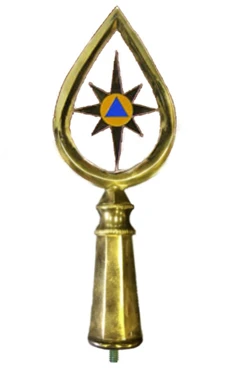 Купить навершие металлическое с гербом МЧС РФ