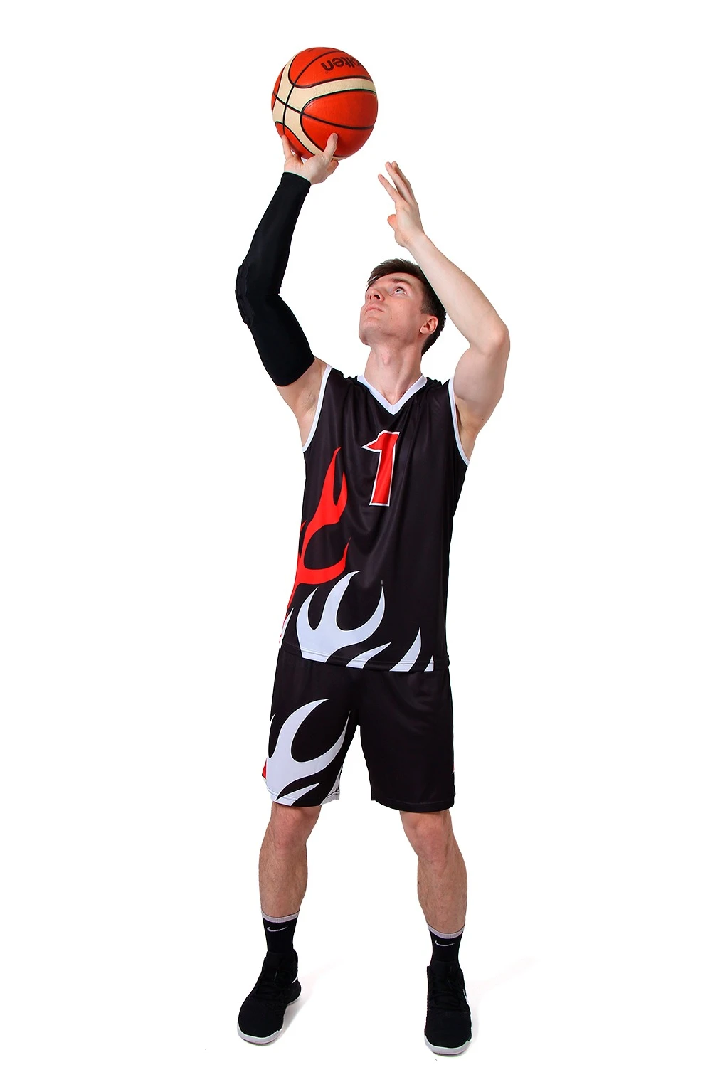 Баскетбольная форма Рассел мужская с полной запечаткой "MOSLEY"#1