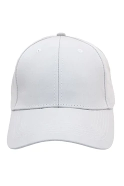 Купить бейсболку Брент шестиклинку взрослую, однотонную серую