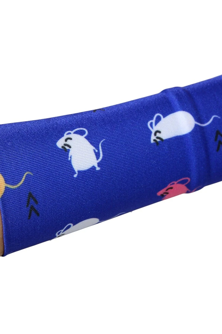 Напульсник полиэстеровый женский 7х14 см "Symbol of the Year 2020"#4