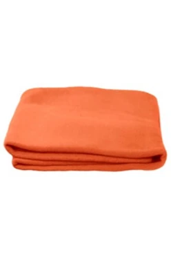 Купить оранжевый плед Классик флисовый 155х170 см