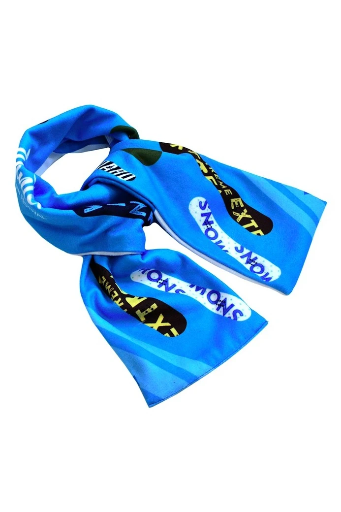 Шарф двухслойный 15х120 см, с полной запечаткой "Extreme"#3