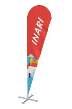 Купить флаг Капля 90х340 см шелк