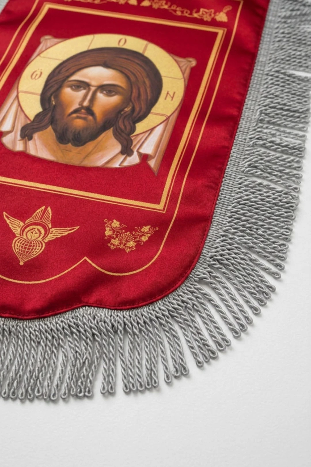 Хоругвь печатная 25х45 см "Divine Savior"#1
