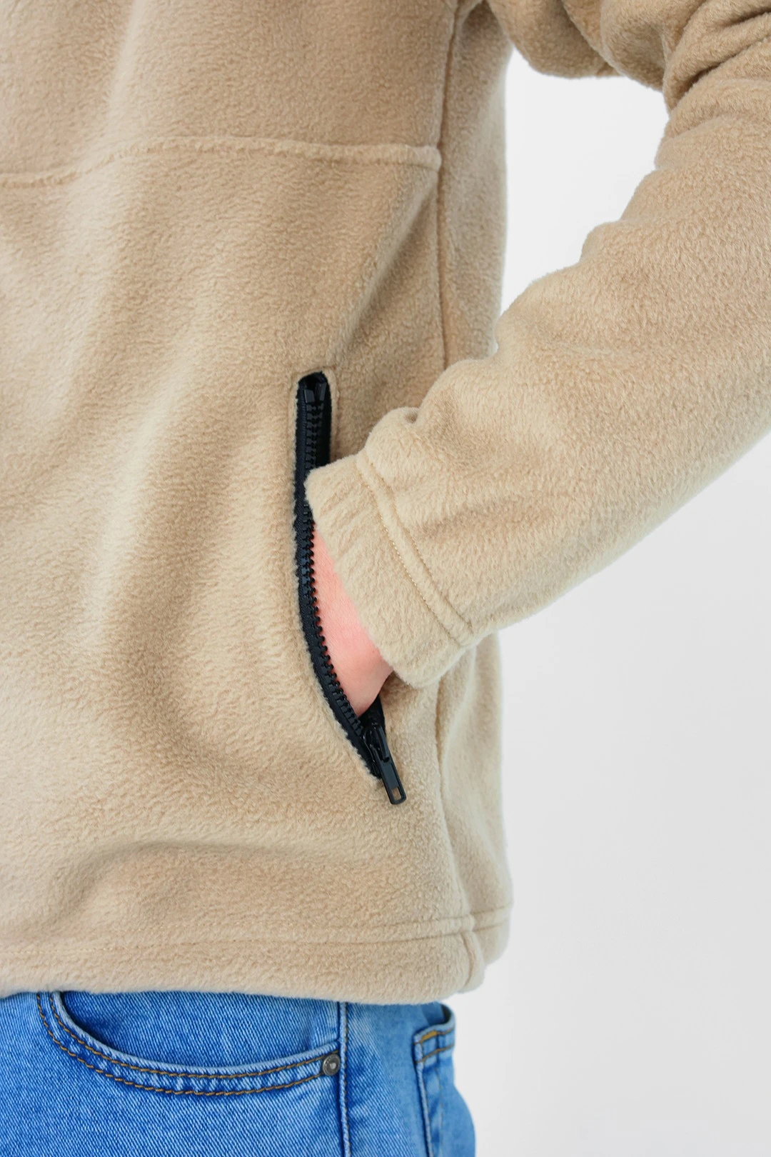 Толстовка Мэйсон флисовая унисекс, однотонная#5