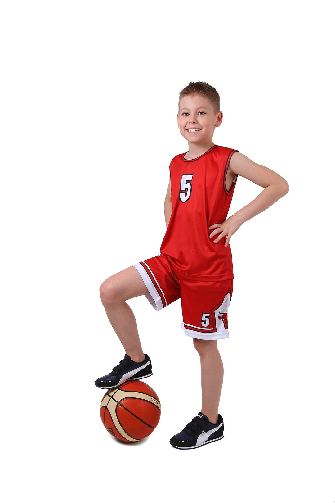 Баскетбольная форма Рассел детская с полной запечаткой "McDowell"#1