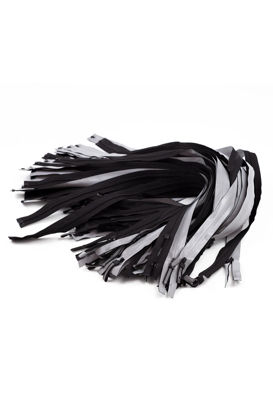 Молния спиральная реверсивная разъемная водонепроницаемая светоотражающая 80 см, тип 5#5