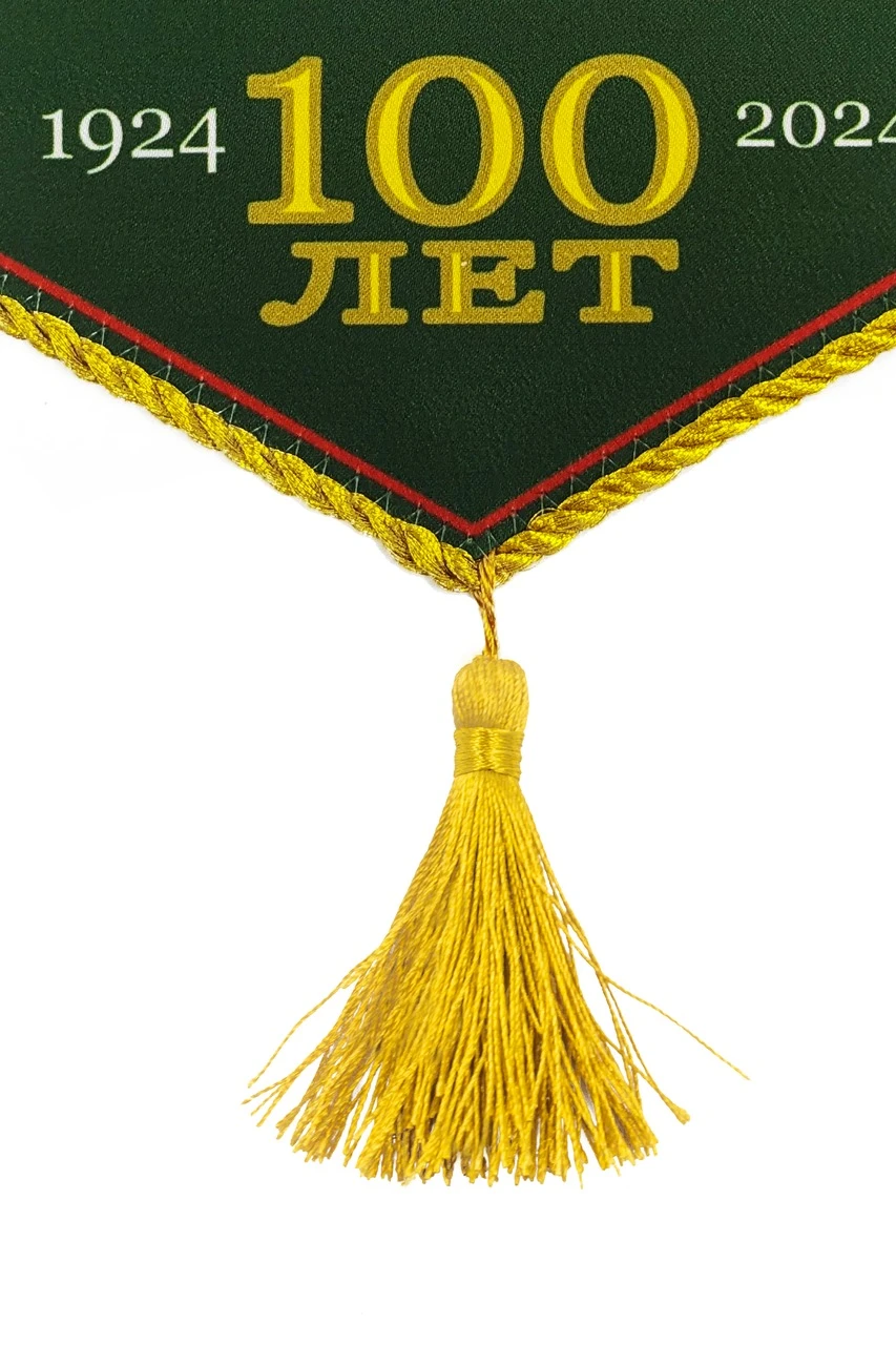 Вымпел Угол печатный со шнуром, декоративная кисть, 20х30 см#1