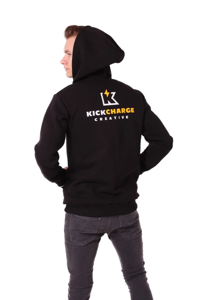 Балахон Рик из футера унисекс, однотонная "Kickcharge"#1