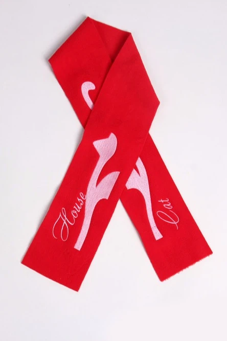 Шарф флисовый однослойный 15х130 см, однотонный "Cat House"#4