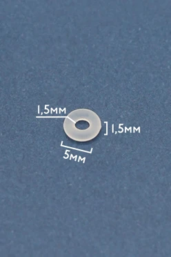 Купить кольцо силиконовое 5х1,5х1,5 мм