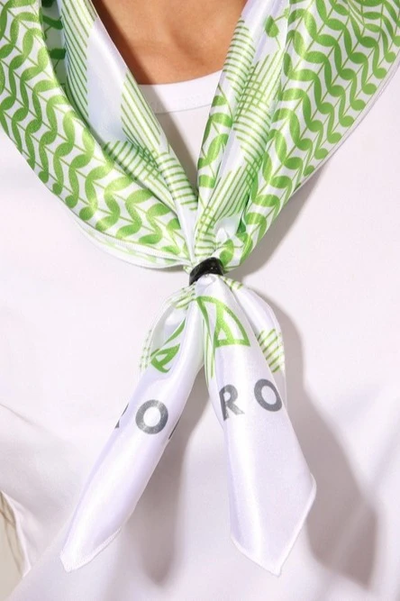 Платок Шанель 60х60 см, с полной запечаткой "Agrom"#1