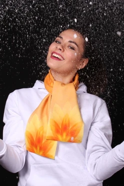 Купить шарф 15х100 см (однослойный) "Lotus"