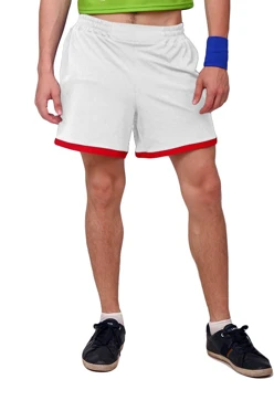 Купить шорты унисекс из кулирной глади белые