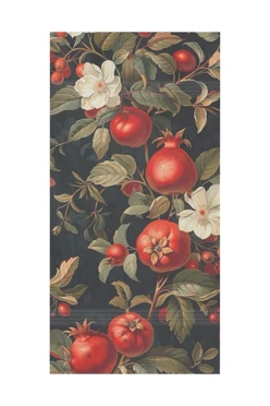 Купить полотенце махровое 70х140 cм (Ituma) c принтом "Pomegranates" Купить полотенце махровое 70х140 cм (Ituma) c принтом "Pomegranates"