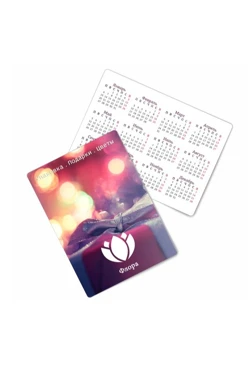 Календарь со скруглением углов с матовой ламинацией#1