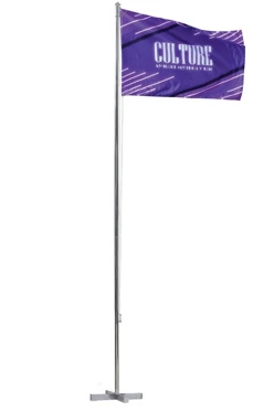 Арендовать мобильный флагшток 5 м из нержавеющей стали