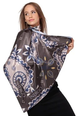 Платок Шанель 90х90 см, с полной запечаткой#1 Платок Шанель 90х90 см, с полной запечаткой#1