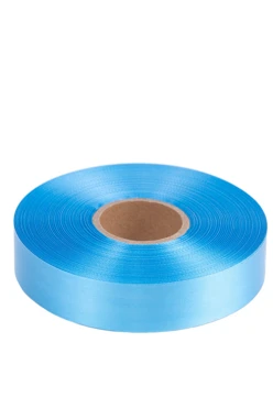 Купить ленту сaтин шириной 25 мм, однотонную голубую