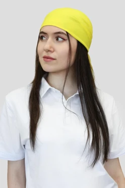 Бандана однотонная, хлопок 95х95х135 см#1