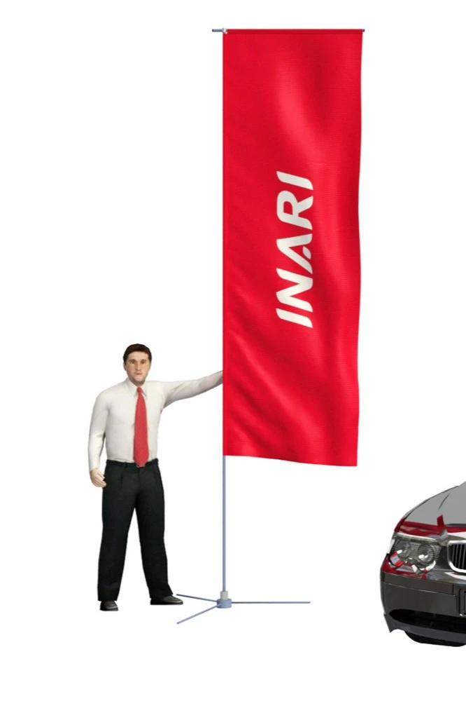 Флагшток Бриз Слим 3,7 м, алюминиевый (покраска)#1