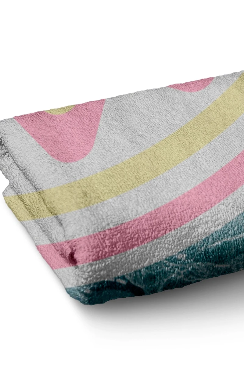 Полотенце махровое 50х90 cм печать с двух сторон (Color) "Best friend"#1