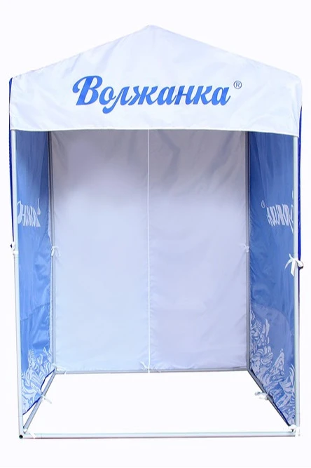 Тент с полной запечаткой (без козырька) 1,5х1,5м "Volzhanka"#3