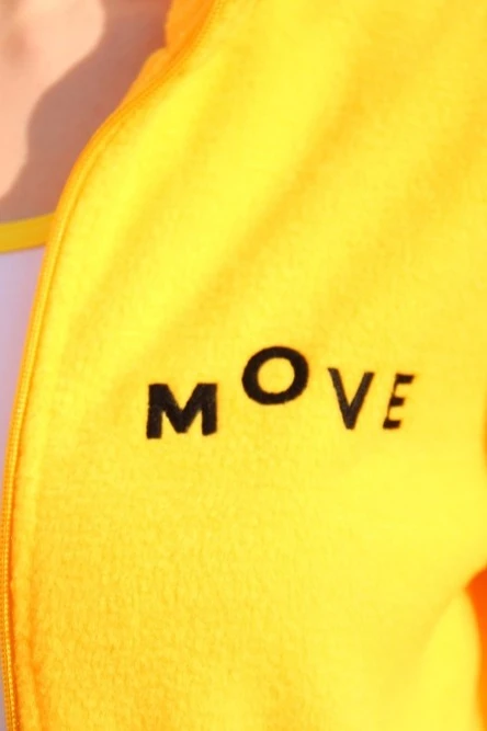 Толстовка Харисон флисовая без капюшона унисекс, однотонная "Move"#5