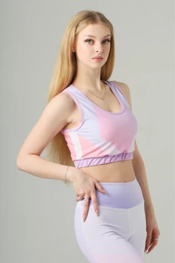 Комплект женский с принтом "Sport Lily"#1