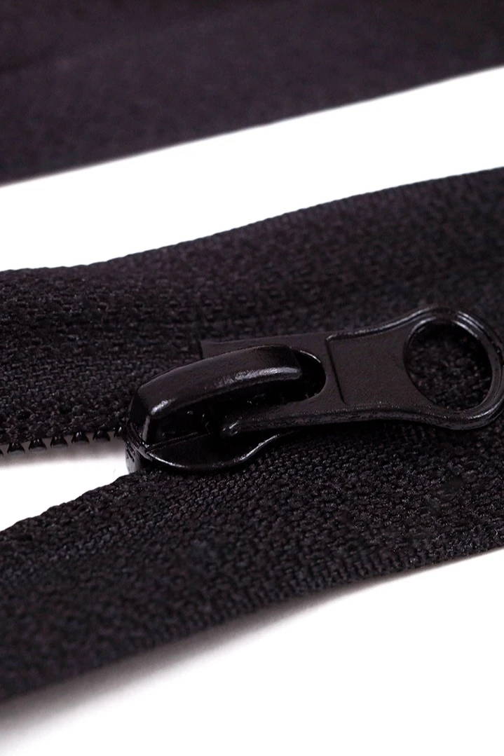 Молния спиральная реверсивная разъемная 80 см, тип 5, черная#2