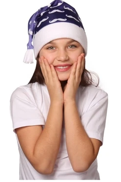 Купить колпак Новогодний с принтом "Moustache"