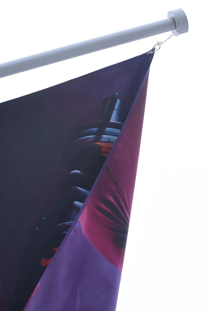 Флагшток алюминиевый с закрытым механизмом 9 м (покраска), Нептун#3